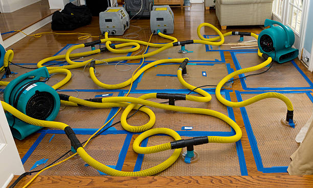 Professional Water Extraction technician working in Columbia Station, OH
